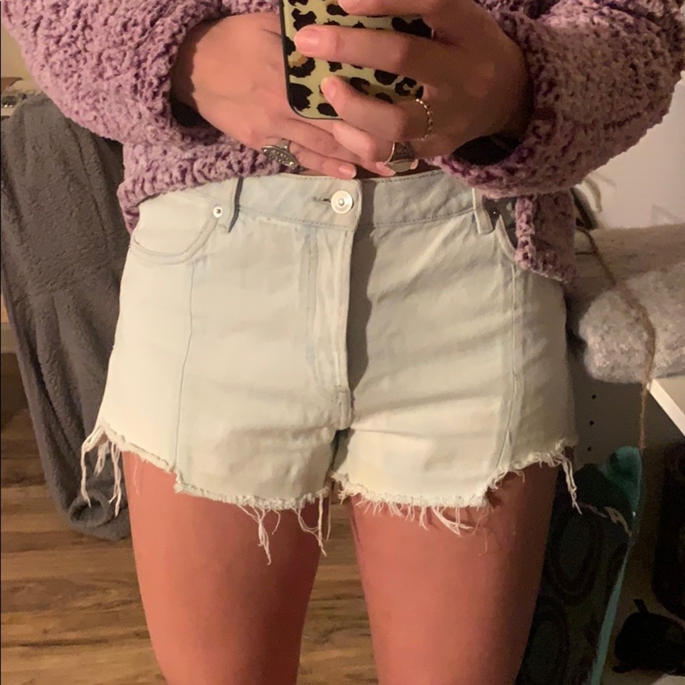 gently worn jean shorts size US 12